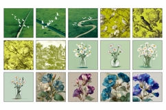 Floral Pillow Designs, Summer Bundle, Flowers Pillow Bundle Product Image 3