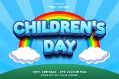 Children&#039;s Day - Editable Text Effect Product Image 4
