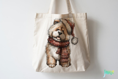 Whimsical Christmas Dogs Clipart Product Image 4
