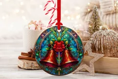 Angel Stained Glass Christmas Ornaments PNG Clipart Product Image 4