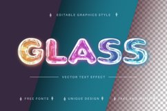 Color Glass - Editable Text Effect, Font Style Product Image 2