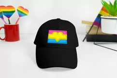 3 Color LGBT Pride Flag Love Applique Embroidery