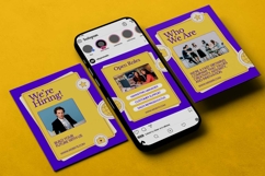Company Hiring Instagram Carousel &amp; Canva template Product Image 3