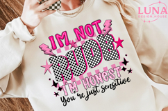 I'm Not Rude PNG Snarky Sarcastic Funny saying Png Product Image 2