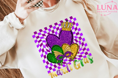 Mardi Gras Carnival PNG, Coquette Bow, Mardi Gras Y’all Png Product Image 3
