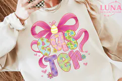 Preppy Coquette Easter Png, Easter Pastel Png, Happy Easter Product Image 2