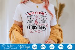 Welcome Christmas SVG Design | Christmas SVG Design Product Image 3