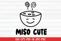 Miso Cute | Babylife | Funny Baby Saying SVG Product Image 1