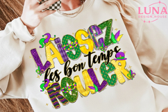 Glitter Laissez Les Bon Temps Rouler png, Coquette Mardi Png Product Image 2
