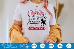 Christmas Calories Don't Count SVG Design | Christmas SVG Product Image 3