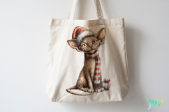 Whimsical Christmas Cats Clipart Product Image 3