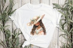 Cottagecore Ebony Girl Sublimation Product Image 2