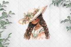 Cottagecore Ebony Girl Sublimation Product Image 1