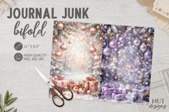 Christmas Ornament Journal Junk Bifold winter scrapbook Product Image 1