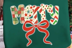 Merry Christmas Patchwork Sublimation, Christmas Png Product Image 3