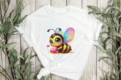 Cute Bees Sublimation Clipart Product Image 2