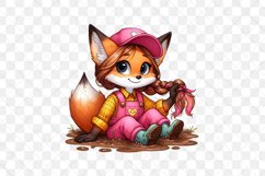 Cute Farm Animals Sublimation Clipart Product Image 3