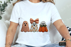 Ghost Patchwork Halloween PNG Product Image 2