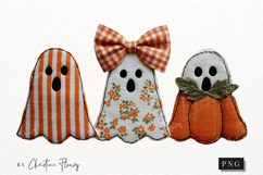Ghost Patchwork Halloween PNG Product Image 5