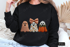 Ghost Patchwork Halloween PNG Product Image 4