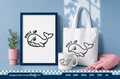 Cute Ocean Animal SVG | Kawaii Sea Creatures Product Image 3