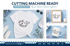 Cute Ocean Animal SVG | Kawaii Sea Creatures Product Image 2