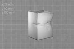 Pen holder stl, Printable desk organizer 3d model Product Image 2