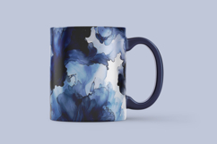 Blue Gold Marble Digital Paper Product Image 3