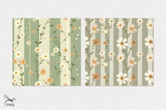 Floral digital paper, background clipart Product Image 3