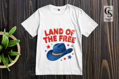 Patriotic Cowboy Boots Clipart Sublimation PNG Product Image 3