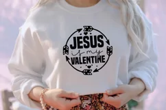 Jesus is my valentine SVG, Valentine's Day SVG Product Image 3