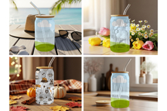 Glass can mockup Bundle Product Image 4