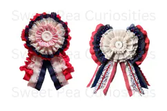 Bows, Ribbon, Lace , Clipart, Ephemera, PNG, Junk Journal Product Image 3