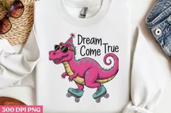 Dream Come True PNG, Cute Animal Sublimation PNG Product Image 1