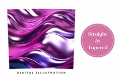 Neon Purple Tumbler Sublimation, Holographic Tumbler Wrap Product Image 3