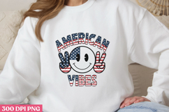 American Vibes PNG, Memorial Day Sublimation PNG Product Image 1