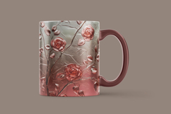 Rose Floral Art Digital Paper Product Image 3