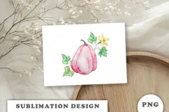 Watercolor Autumn Pumpkins png Product Image 3