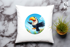 Bright Toucan Clipart Sublimation PNG Product Image 3