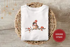 Cartoon Christmas Bird Illustration, Christmas Birds PNG Product Image 3