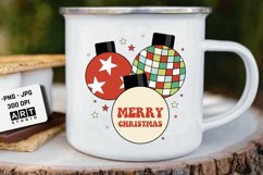 Retro christms sublimation bundle, Groovy christmas png Product Image 4