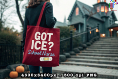 Got Ice School Nurse Funny Sublimation Design Product Image 4