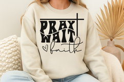 Pray wait faith SVG Product Image 3