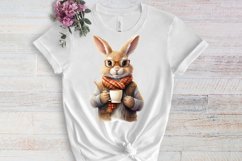 Christmas Animals Coffee Sublimation Clipart, Christmas PNG Product Image 3