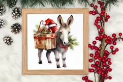 Christmas Farm Animals Clipart, Christmas PNG Product Image 3