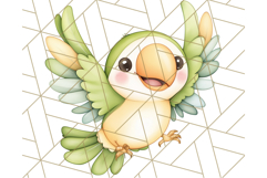 Pastel Safari Jungle Baby Animals PNG Clipart, Nursery Product Image 3