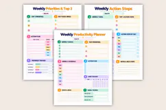 2027 Productivity Planning Worksheet Product Image 3