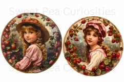 Strawberry, Strawberries, Ephemera, PNG, Clipart Product Image 3