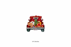 Christmas Truck, Christmas gnomes, a car with Christmas gnom Product Image 3