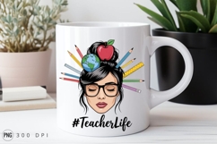 Teacher Life Sublimation PNG Product Image 2